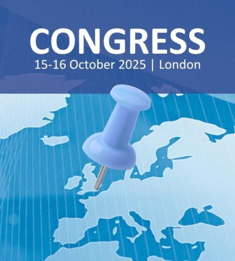 Location pin highlighting the Biometrics Institute’s annual Congress taking place in London