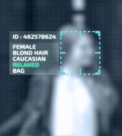 Woman identified by CCTV facial recognition technology