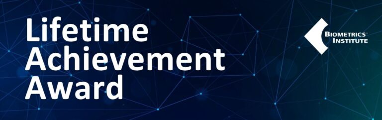 Lifetime Achievement Award in Biometrics - Biometrics Institute